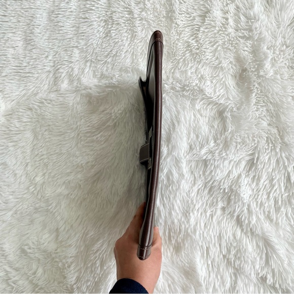 Auth Vtg Hermes Box Jige 29 Clutch Handbag Purse Minimalist Luxury Classic Gift - Picture 11 of 15